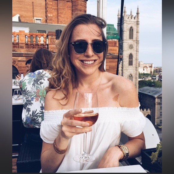 Aritzia Tops - Aritzia off the shoulder cream blouse